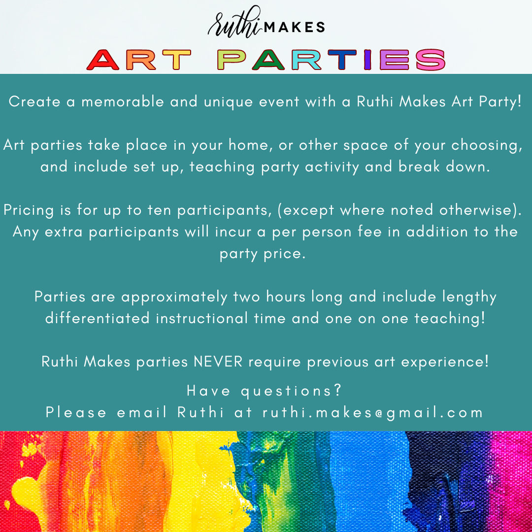 Ruthi Makes Art Parties