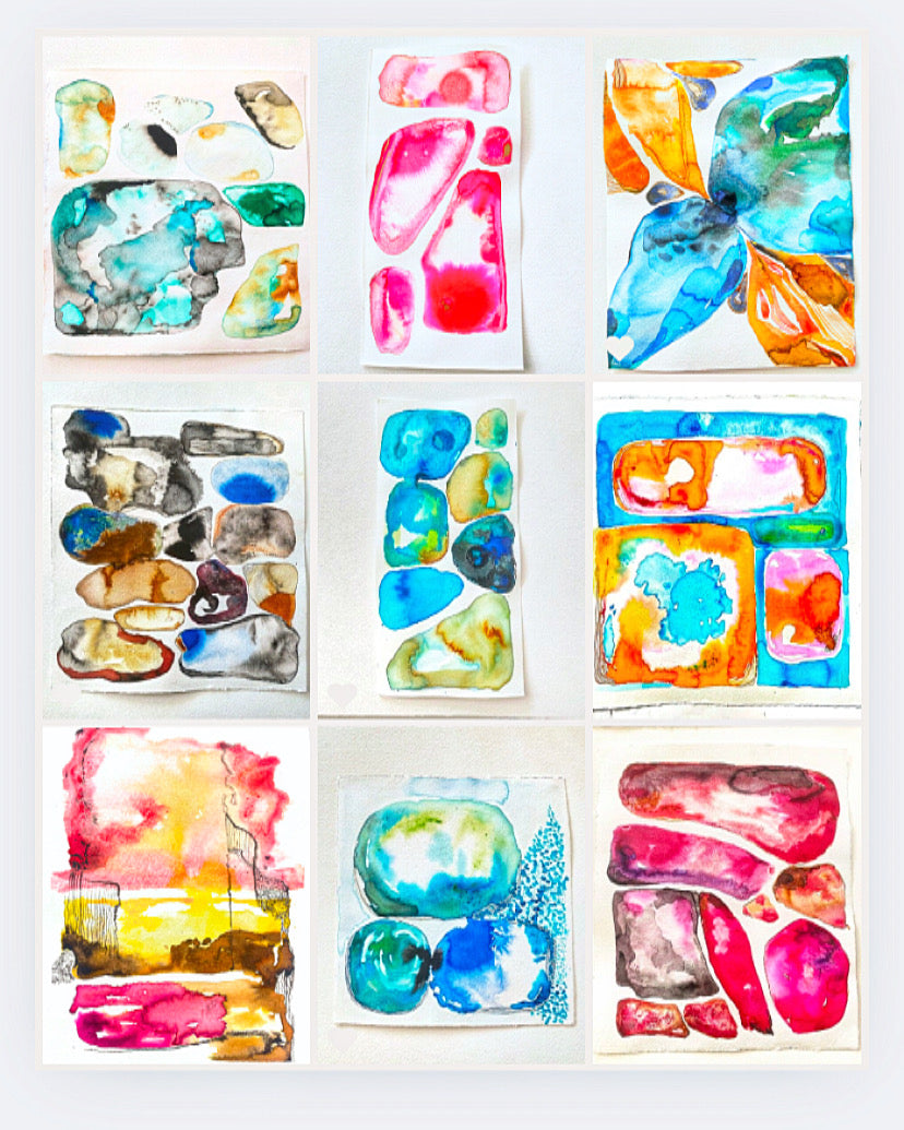 Flowy Abstract Painting - September 28, 2025