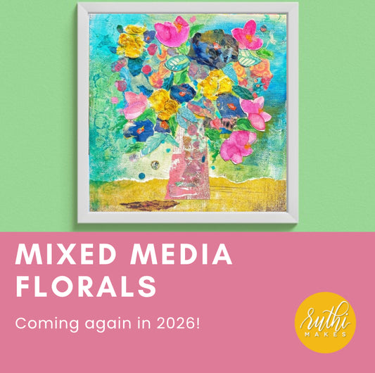 Mixed Media Florals