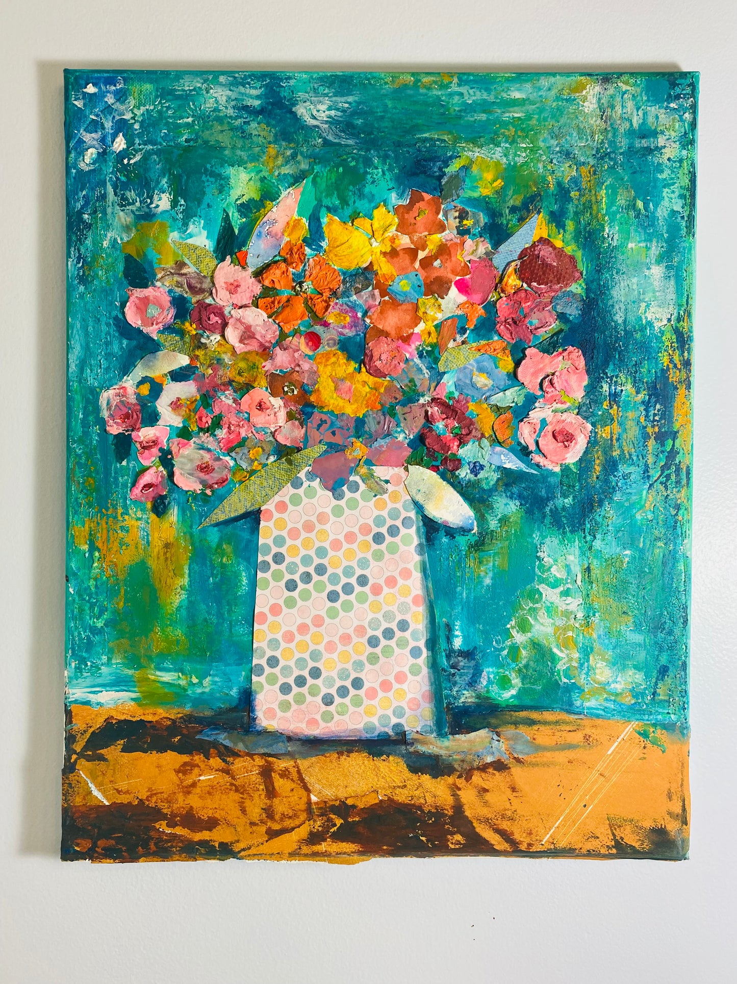 Mixed Media Florals