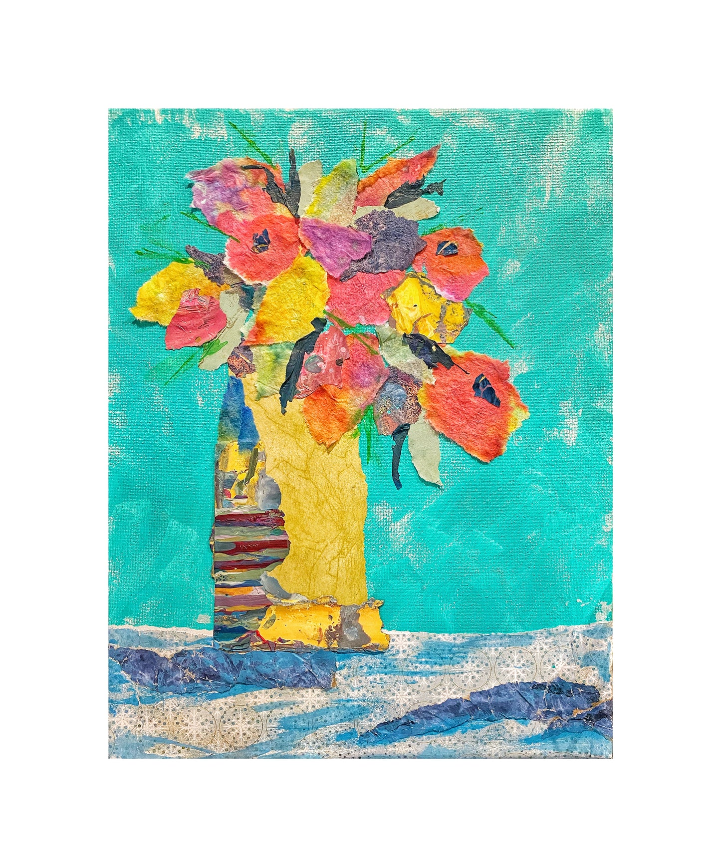 Mixed Media Florals