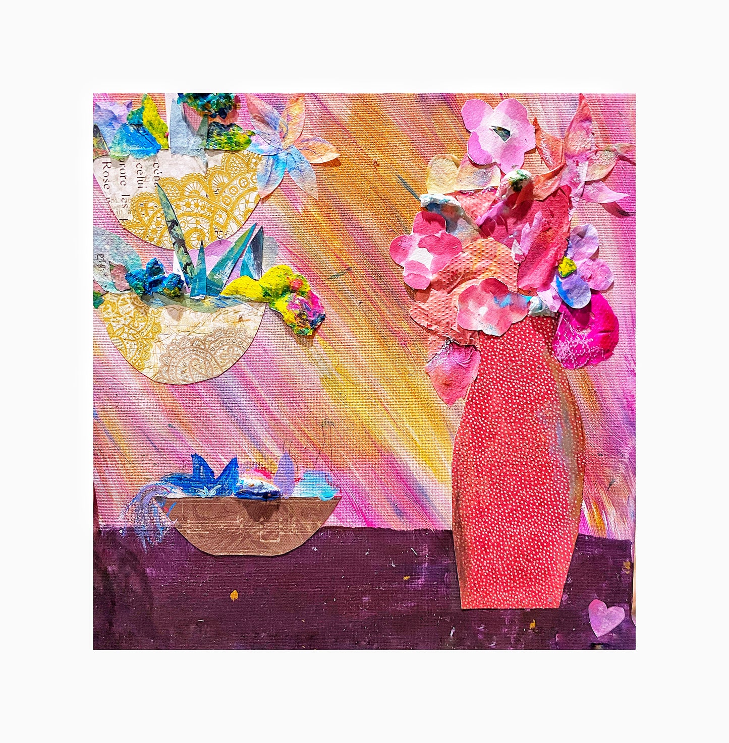 Mixed Media Florals