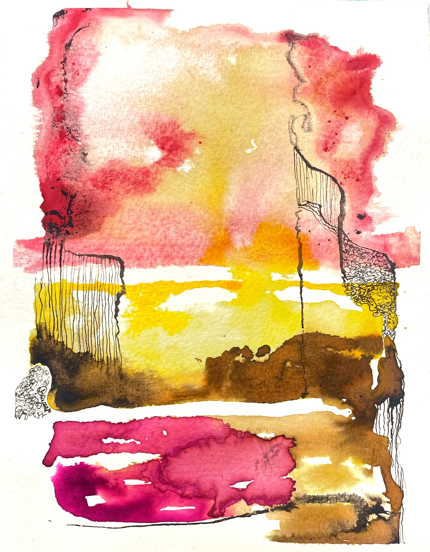 Flowy Abstract Painting - September 28, 2025