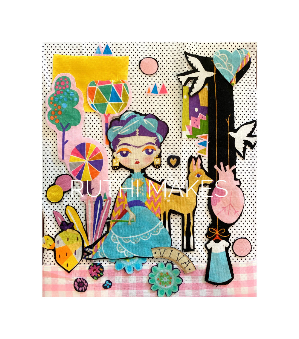 Frida Textile Collage- May 31st, 2026