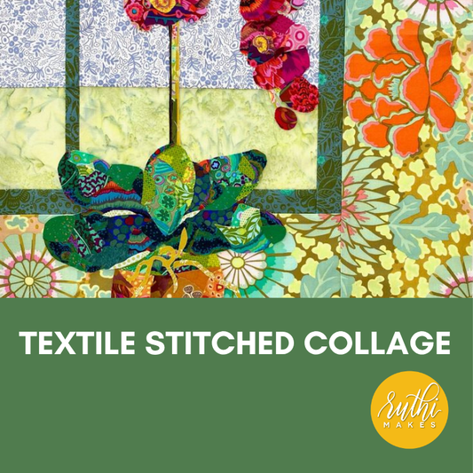Textile Stitched Collage
