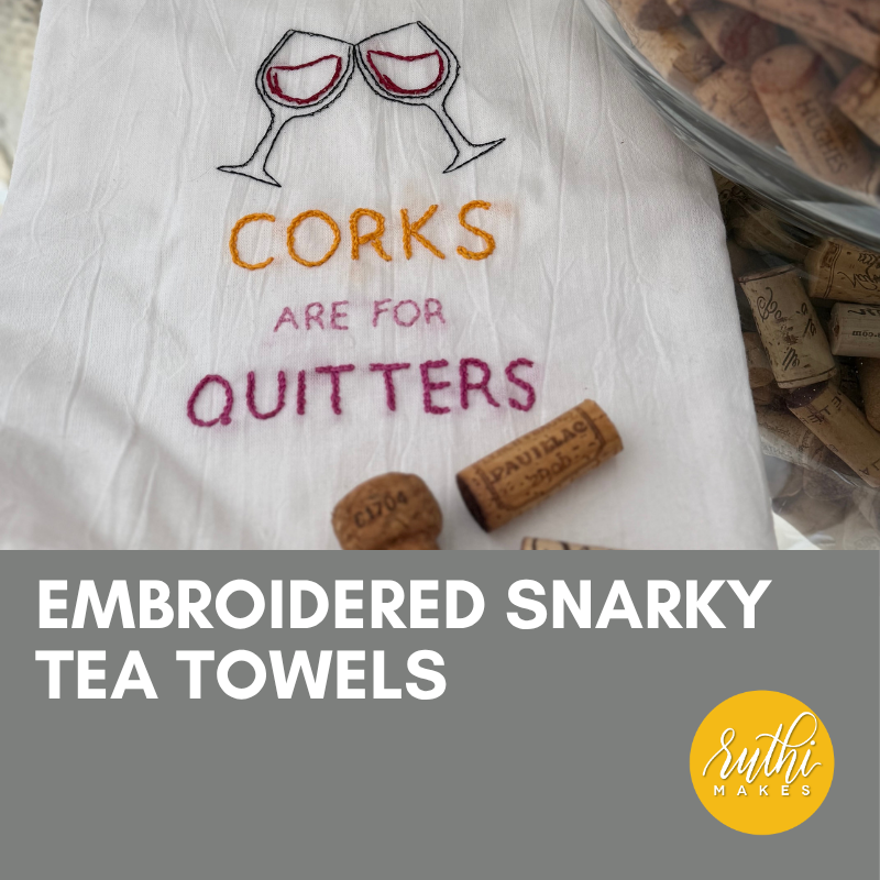 Embroidered Tea Towels