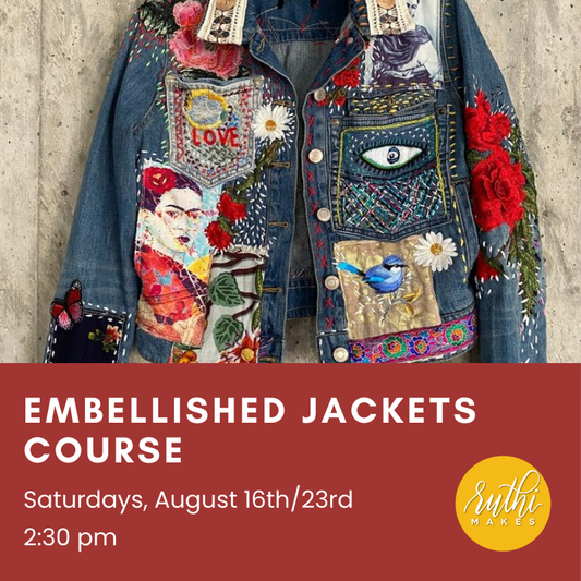 Embellished Jacket Course - August 16 & 23, 2025