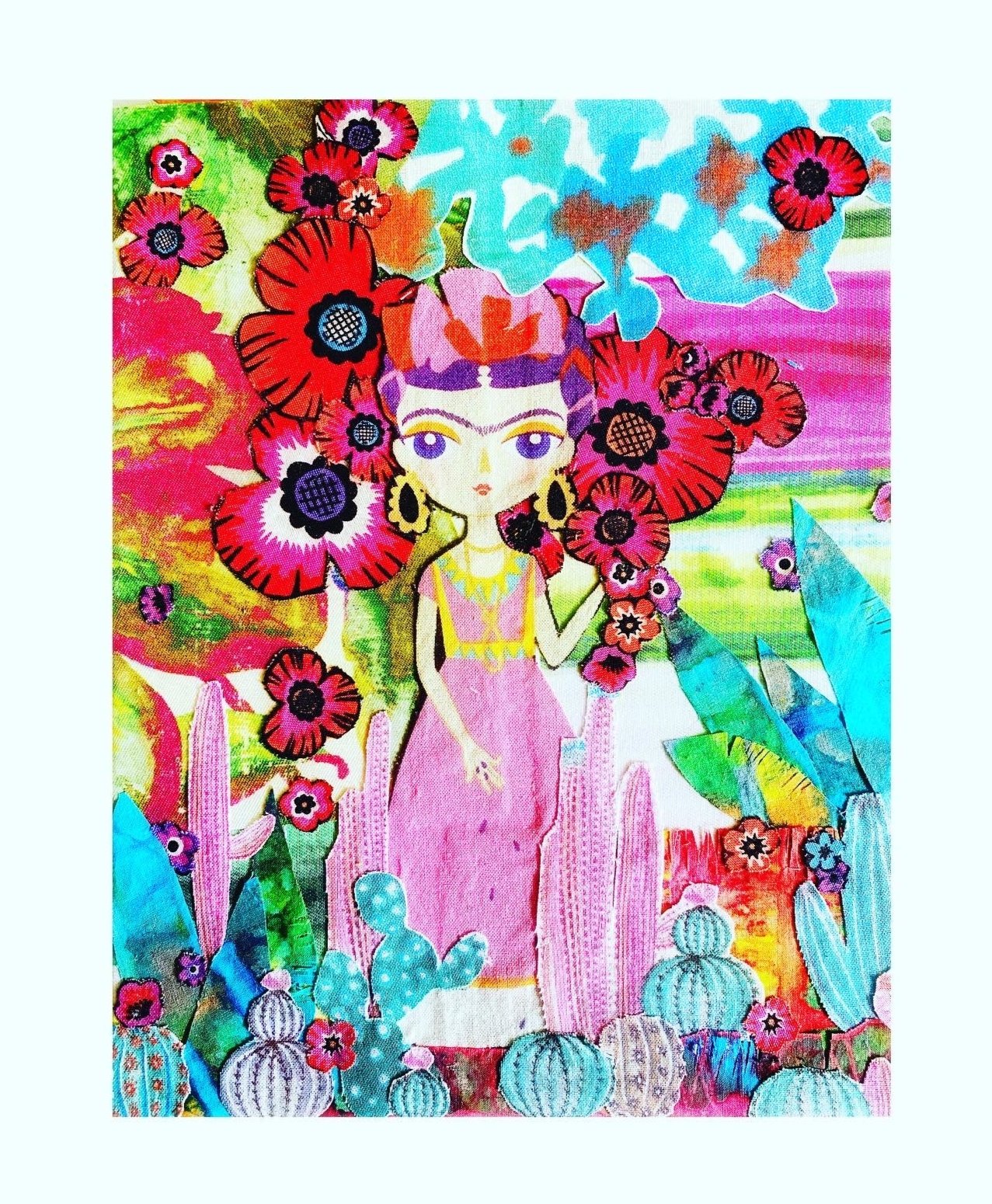 Frida Textile Collage- Coming again in 2025!