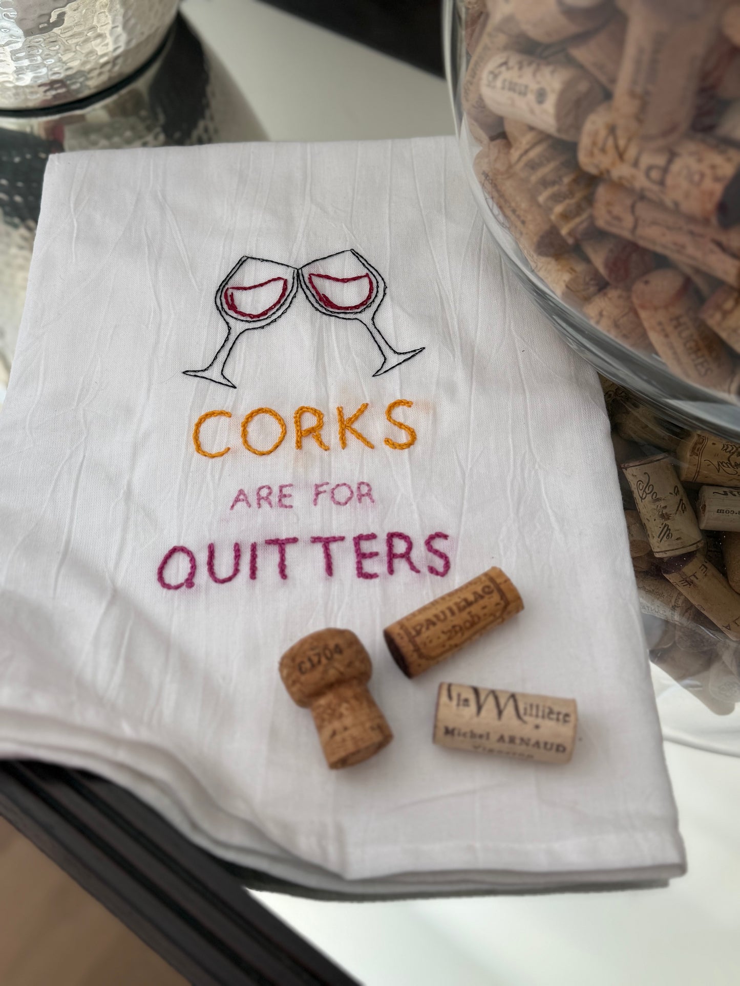 Embroidered Tea Towels- March 1st, 2026