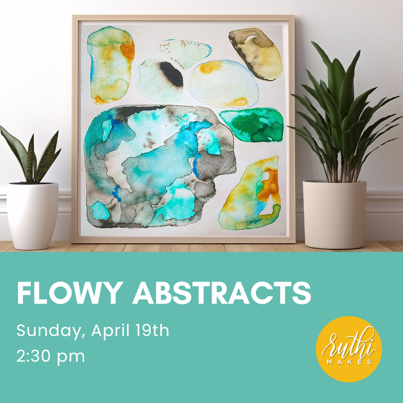 Flowy Abstract Painting- April 19th, 2026