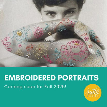 Embroidered Portraits Workshop- October, 12, 2025