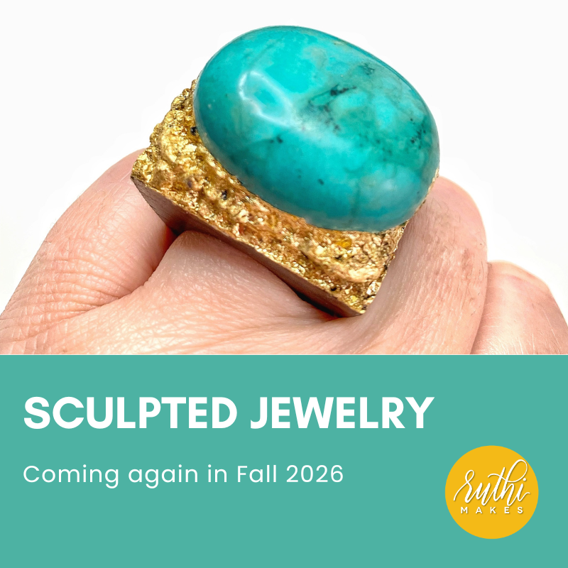 Sculpted Jewelry Workshop- Coming in Fall 2026